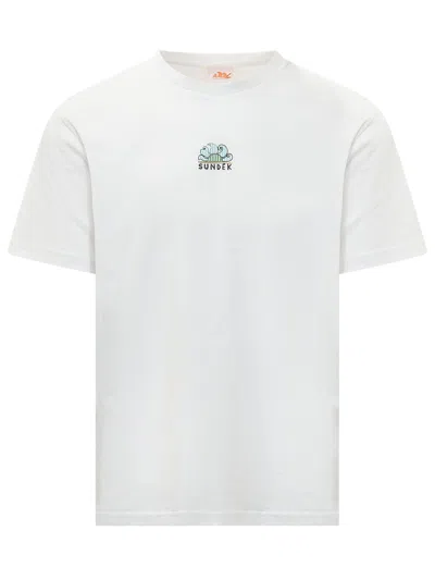 Sundek Classic Fit T-shirt In White