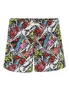 Sundek Comic-print Swim Shorts