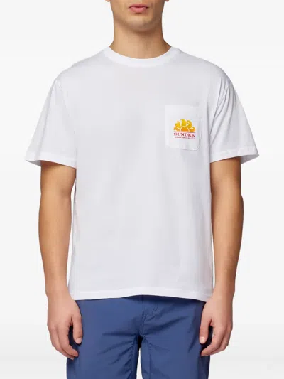 Sundek Cotton T-shirt In White