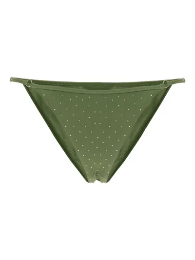 Sundek Crystal-embellished Bikini Bottoms