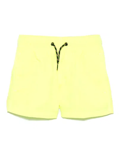 Sundek Drawstring Swim Shorts In Yellow