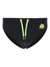 Sundek Drawstring Swimming Trunks In Black