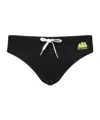 Sundek Elastic Waist Briefs In Black