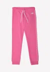 Sundek Federica Cotton Track Pants In Pink