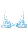 Sundek Floral-print Bikini Top