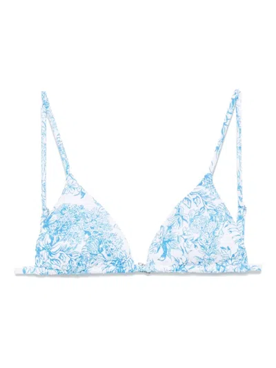 Sundek Floral-print Bikini Top
