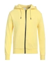 Sundek Man Sweatshirt Yellow Size Xl Cotton In Yellow