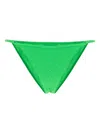 Sundek Keer Crystal-embellished Bikini Bottom In Green