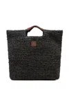 Sundek 라이 스트로 토트 백 In Black