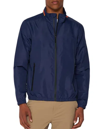 Sundek Lightweight Men's Jacket With Removable Hood In Blue