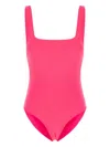Sundek Logo-patch Swimsuit In Pink
