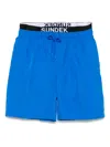 Sundek Logo-waistband Swim Shorts