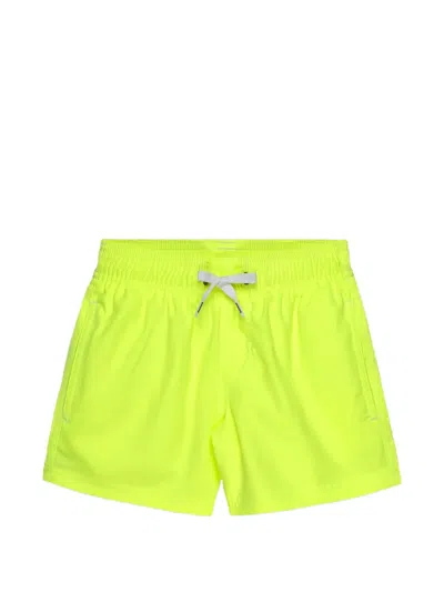 Sundek Kids' Logo-patch Rainbow-stripe Swim Shorts In Multi