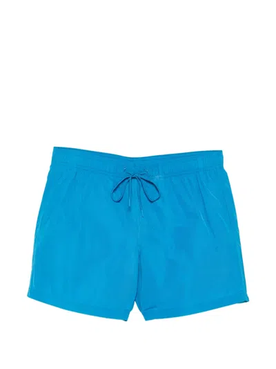 Sundek Logo-patch Swim Shorts In Blue