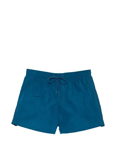 Sundek Logo-patch Swim Shorts In Blue