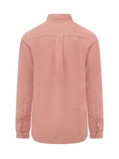Sundek Long Sleeve Classic Shirt In Rose Petal