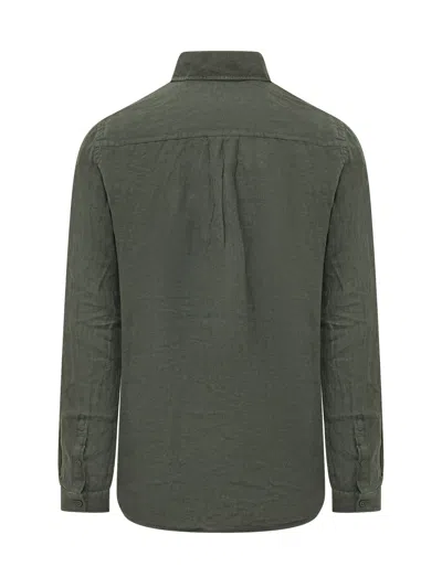 Sundek Long Sleeve Mini Shirt In Pine