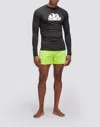 Sundek Long Sleeve Rash Guard Black In Black