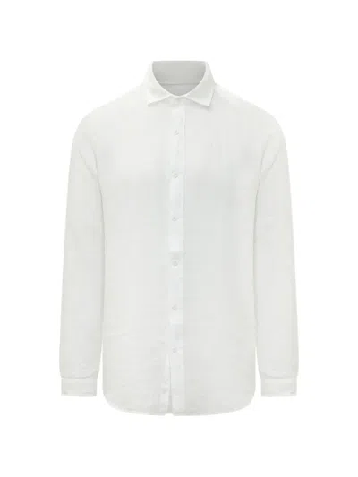 Sundek Long-sleeve Shirt In White