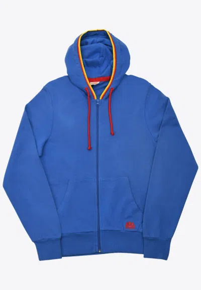Sundek Loriano-fleece Cotton Sweatshirt In Blue
