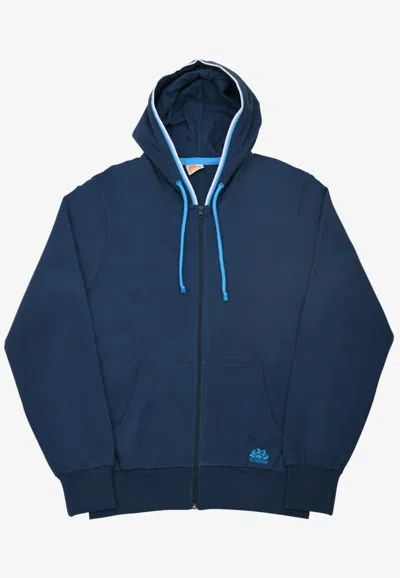 Sundek Loriano-fleece Cotton Sweatshirt In Blue