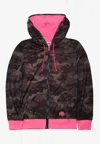 Sundek Maggie Fleece Jacket With Camouflage Print In Green