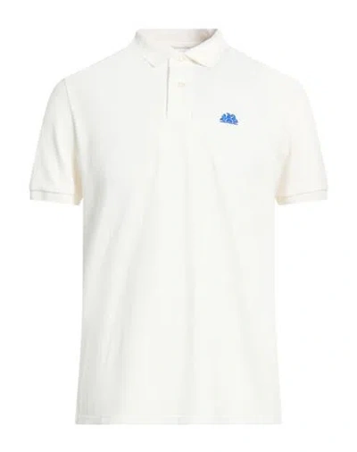Sundek Man Polo Shirt Off White Size Xxl Cotton
