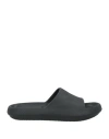 Sundek Man Sandals Black Size 9 Rubber In Black