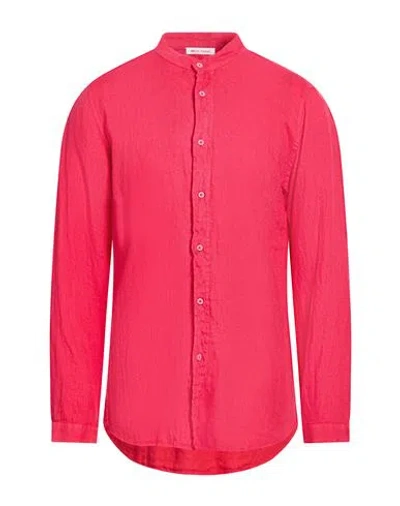 Sundek Man Shirt Red Size Xxl Linen