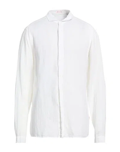Sundek Man Shirt White Size Xxl Linen