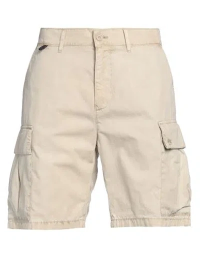 Sundek Man Shorts & Bermuda Shorts Beige Size 32 Cotton