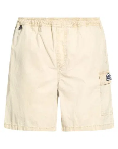 Sundek Man Shorts & Bermuda Shorts Sand Size L Cotton In Neutral