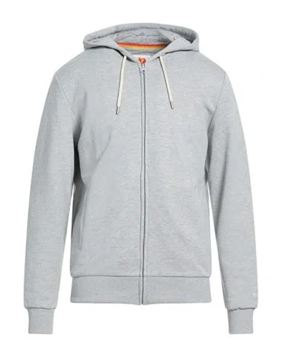 Sundek Man Sweatshirt Light Grey Size Xl Cotton In Gray