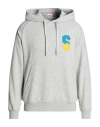 Sundek Man Sweatshirt Light Grey Size Xxl Cotton, Polyester In Grey