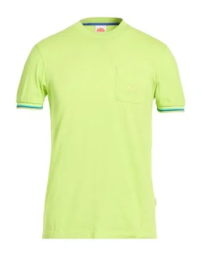 Sundek Man T-shirt Lime Green Size S Cotton