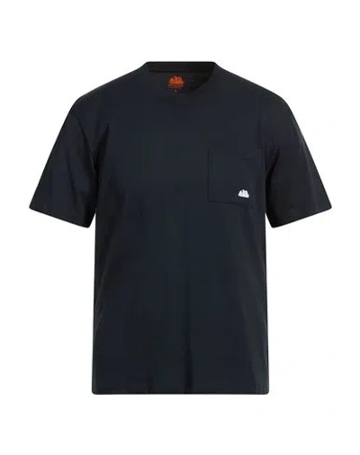 Sundek Man T-shirt Navy Size Xxl Cotton In Blue