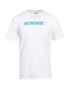 Sundek Man T-shirt White Size 3xl Cotton