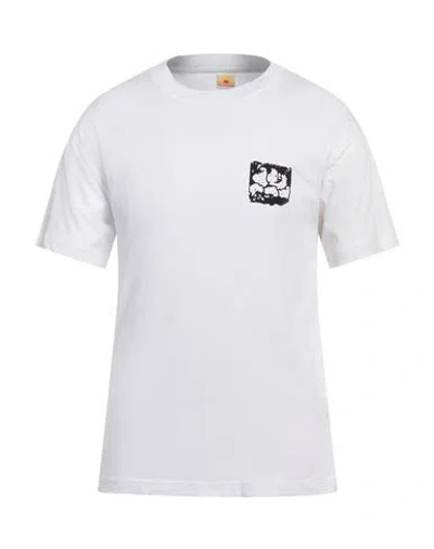 Sundek Man T-shirt White Size Xl Cotton