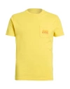 Sundek Man T-shirt Yellow Size S Cotton
