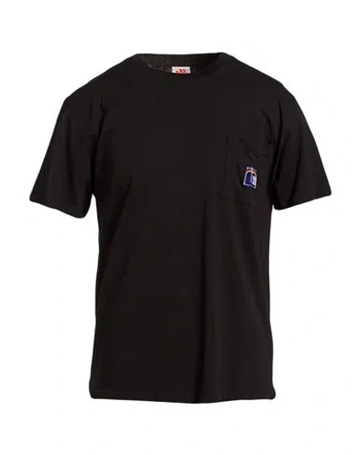Sundek Man T-shirt Black Size S Cotton