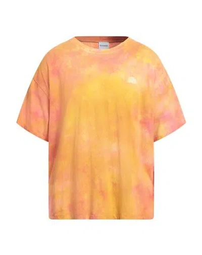 Sundek Man T-shirt Orange Size S Cotton