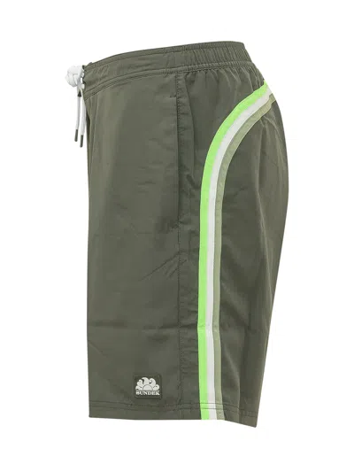 Sundek Men's Classic Boardshorts In Dark Ar Green