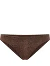 Sundek Mini Bikini Bottom In Coffee