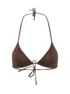 Sundek Mini Bikini Top In Coffee