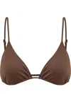 Sundek Mini Bikini Top In Coffee