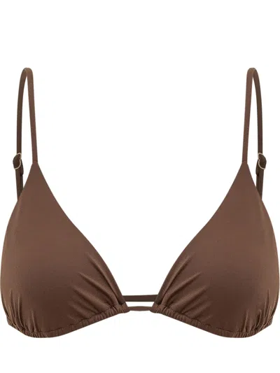 Sundek Mini Bikini Top In Coffee