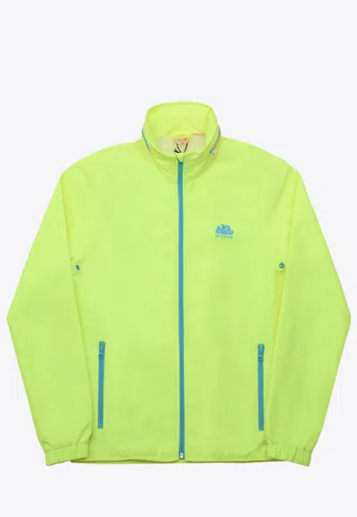 Sundek New Keaton Nylon Rain Coat In Green