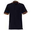 Sundek Pique Polo Shirt In Black | Men's Polo Shirt | Breathable Waffle Texture With 3-striped Ends Design  In Black