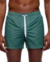 Sundek Regular Fit 14 Board Shorts In Camo Green