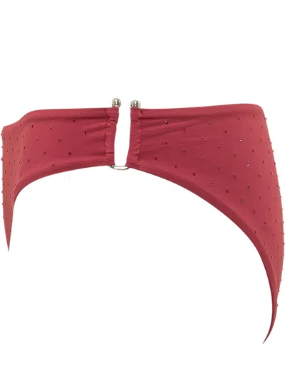 Sundek Reguther Swim Bottoms In Deep Scarlet